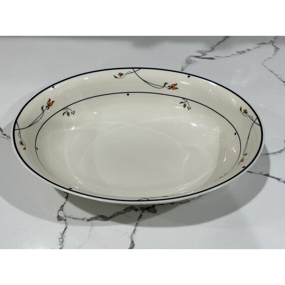 Vintage Gorham ARIANA Oval Serving Bowl Town & Country Collection USA 9.25” - Picture 3 of 5